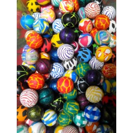 Bounce 25 Premium One Inch 27mm Super Bounce Bouncy Balls 1" Mix NEW