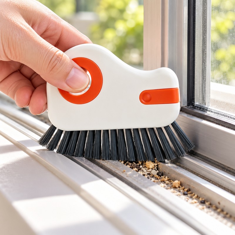 Multi‑Slot Handheld Cleaning Brush, Household Gap Cleaner Tool for Floor