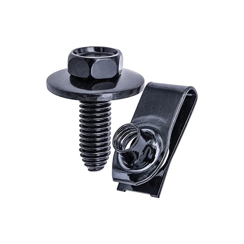 Rexka 15 Sets M8-1.25 X 25mm Body Bolts & Extruded