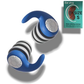 Archtypes Small Ear Plugs for Kids Kids Hearing Sensitive Sleep Live Study Soundproof Ear Plugs Noise Cancelling (S, Blue)