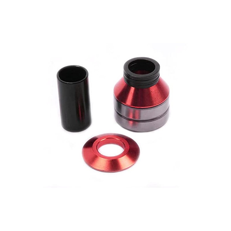 Jet BMX Mid BB Bottom Bracket - 19mm Red