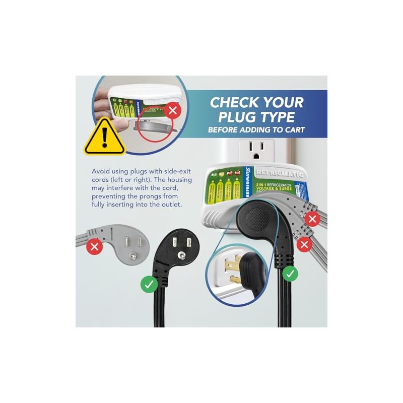 Refrigmatic WS-36300 - Protector de sobretensión electrónico para neveras de