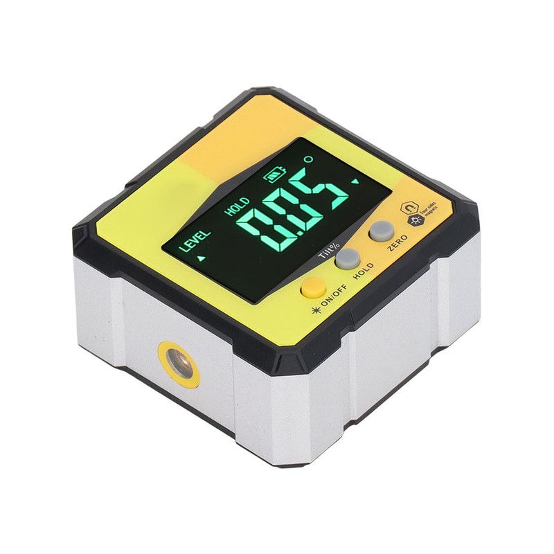 Digital Inclinometer Angle Finder Gauge Magnetic with Laser Cube Protractor