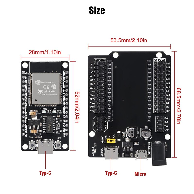 ESP32 Board ESP32 USB C with CH340 Development Board +