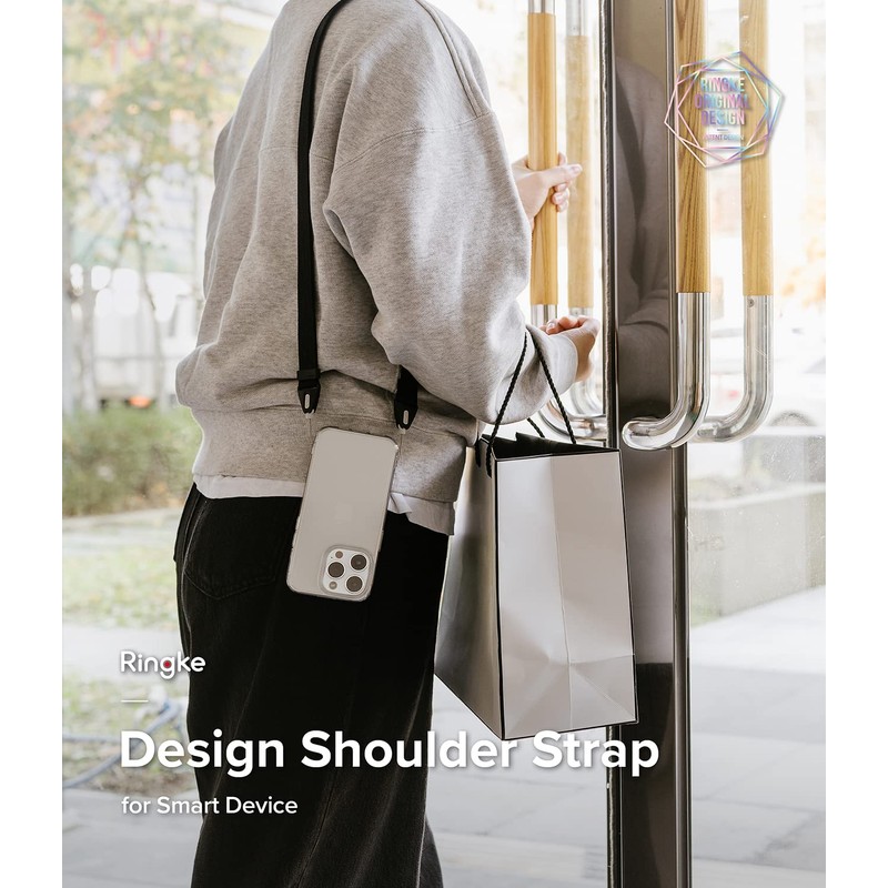 Ringke Design Neck & Shoulder Strap, Portable Neck Strap, Fall