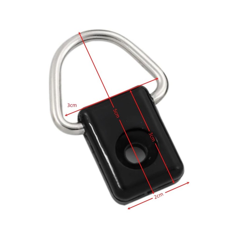 10 Pack of GYWHOOFT Steel Lashing Rings for Kayak, Canoe,