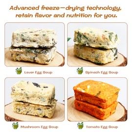 Egg Flower Soup Mix, Vegetable Mix Soup Egg Drop Instant Egg Flower Soup,0.3 ounce (8 pack)