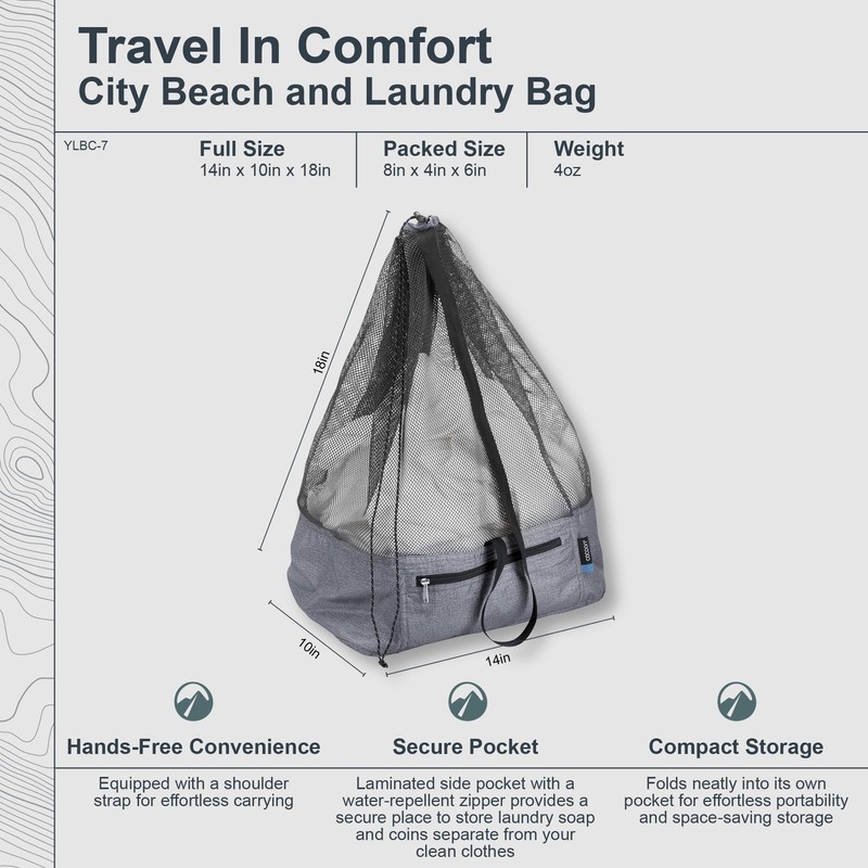 Cocoon Laundry Bag City 40 L Laundry Bag / Mesh