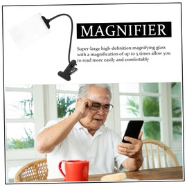 EXCEART magnifying tool for reading craft magnifying magnifier magnifying tool lens computer cross stitch large clip-on Screen elastic clip computer screen magnifier portable alloy laptop