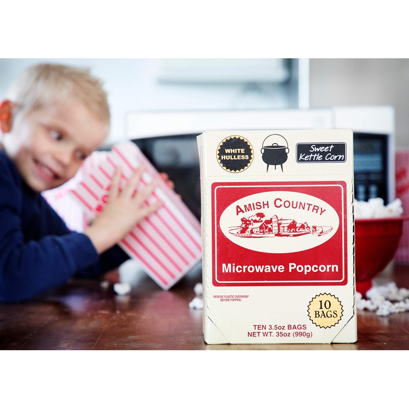 Amish Country Popcorn | Old Fashioned Microwave Popcorn | 10