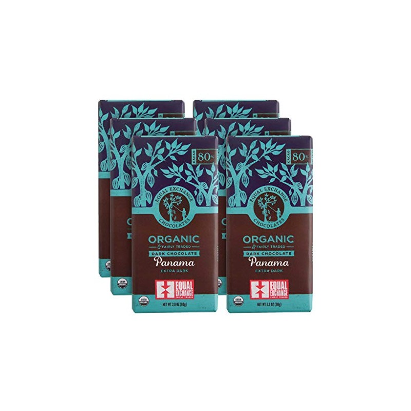 Equal Exchange Organic Panama Extra Dark Chocolate | 2.8 Ounce