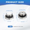 PATIKIL 3/8" BSP Male Thread Manual Radiator Air Vent Plug