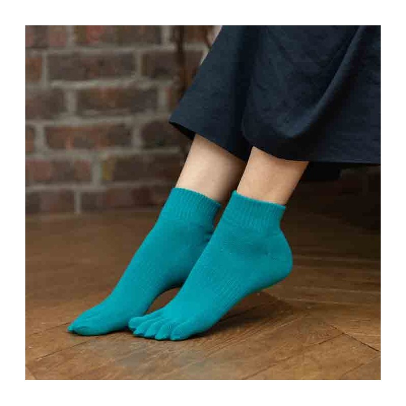 Blue Beam Women's Sports Five Toe Socks, Made in Japan,