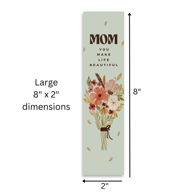 8’X2’ Bookmark for Mom | Gift for Mothers (Mom You