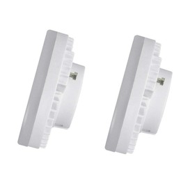 GX53 LED Bulbs 7W GX53 7 Watt 700 Lumen Warm White 3000K GX53 Base CFL Replacement LED Puck Lights for Kitchen Under Cabinet Counter Exhibition Shop Showroom Lighting,48 LED 2835 SMD,Pack of 2