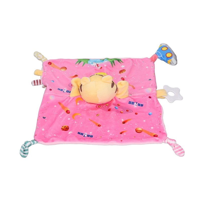 Stuffed Animal Security Blanket Soft Plush Cartoon Cute Tiger Security