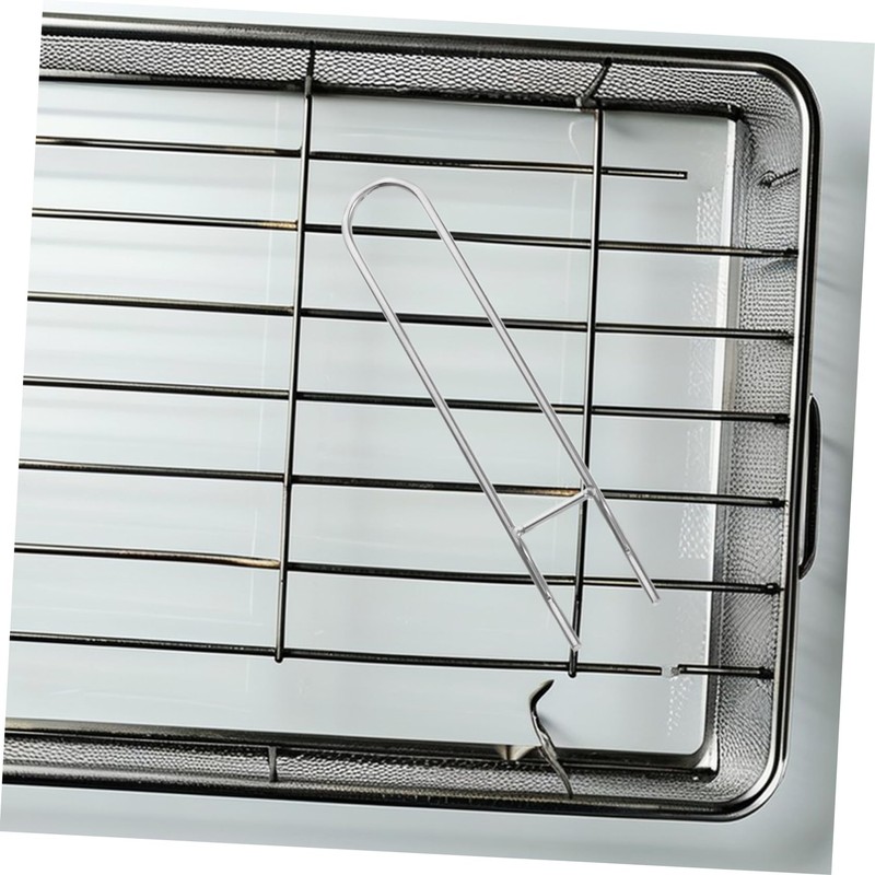 Abaodam Grill Grate Lifter Durable Stainless Steel Grill Hook for