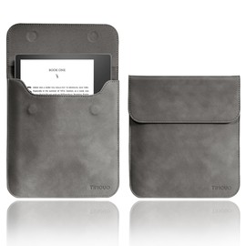 TiMOVO 7 Inch Tablet Sleeve for Kindle Oasis, Protective Carrying Case Bag for Kindle Oasis 10th Generation 2019 / 9th Generation 2017, Magnetic Closure Protective Pouch Bag, Space Gray