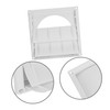 WHAMVOX Outdoor Dryer Vent Cover Louvered Air Conditioner Vent for