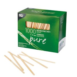 Papstar Pure Stirrers Wood