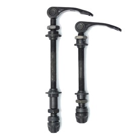 Quick Release Skewers, Aluminum Alloy Mountain Bike Axle Wheel Hub Bike Front Rear Axle Hollow Shaft Set Replacement (Skewers)
