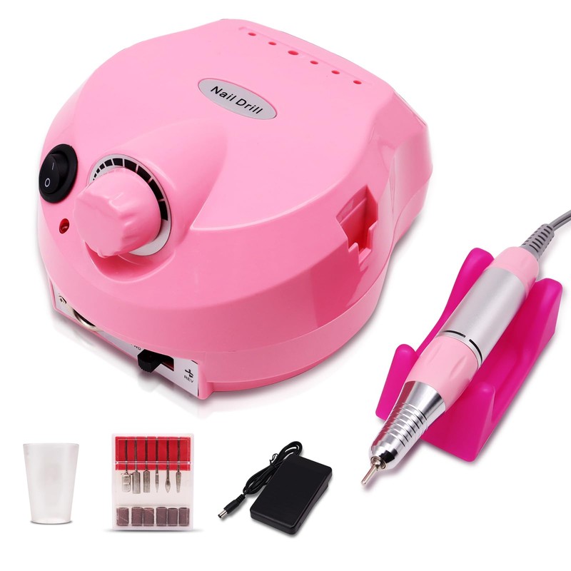 Torno Eléctrico para Uñas,Torno para uñas Profesional ,Velocidad Ajustable Máquina