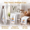 Fall Kitchen Towels, Pumpkin Decorations for Bathroom Toilet-B13