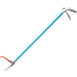 Midwest Gloves 40"L Heavy-Duty Snake Handling Tongs, Blue, Aluminum, Stainless Steel, 2.25" Wide Grip, 40"L