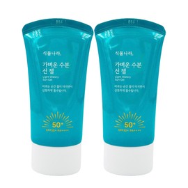 Plant Nara Light Moisture Sun Gel 60ml+60ml / 식물나라 가벼운 수분 선 젤 60ml+60ml