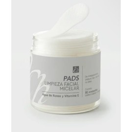 Pads de Limpieza Facial Micelar con Agua de Rosas