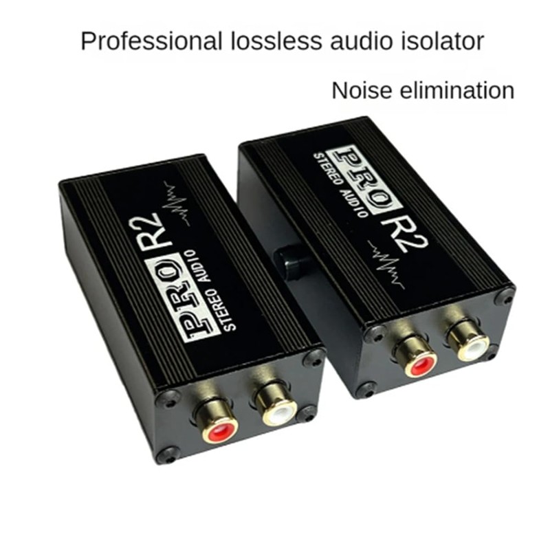 Byttlerom 1 PCS Ground Loop Audio Isolator Noise Suppressor Isolator