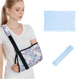 Arm Sling for Women with Strap Cushion, Fashion Shoulder Brace Support Immobilizer for Shoulder Elbow Wrist Injury, Padding Arm Support Sling for Women Men Youth Right & Left