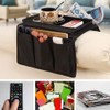 Amusingtao Sofa Armrest Organiser, Sofa Remote Control Holder Sofa Oxford