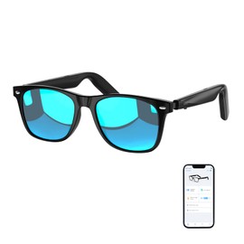 AI Glasses for Men & Women, Smart Glasses Powered by ChatGPT, AI Real-time Translation with 147 languages, 11H Music Play, Bluetooth Sunglasses with Polarized Lens, UV Protection for Daily Use, Travel