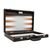 16-inch Premium Backgammon Set - Medium Size - Black Board,