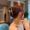 Simple Claw Clip Cubic Thick Pearl Hair Twist Updo (WFIZTZI) / 심플 집게핀 큐빅 숱 진주 헤어 꼬임 올림머리 (WFIZTZI)