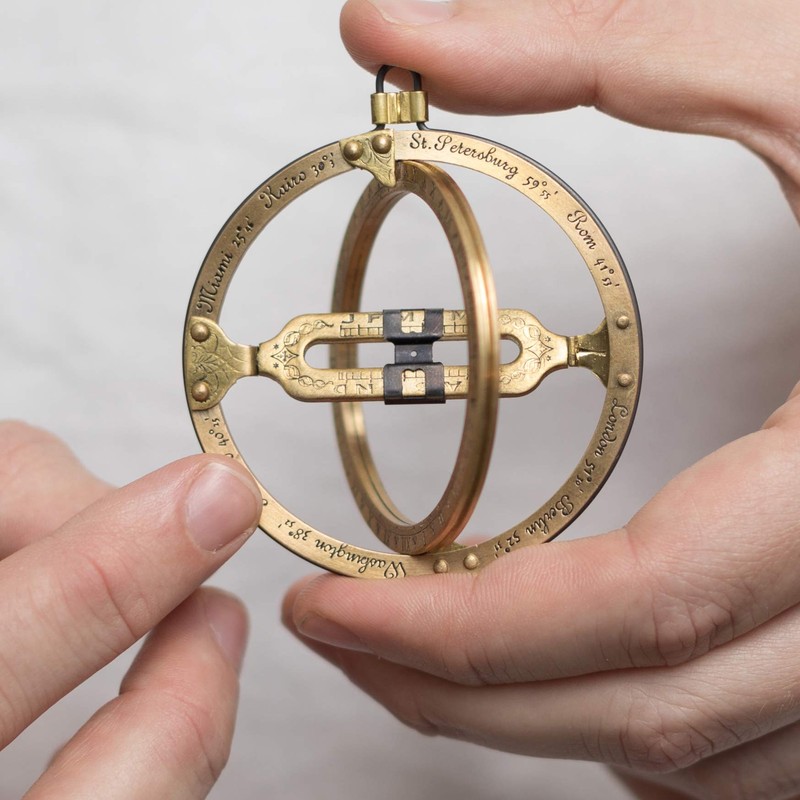 Kala Pocket Sundial Antique Design