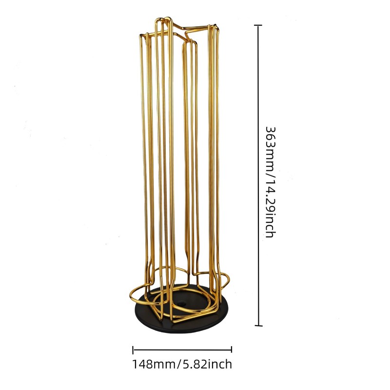 Meelio Coffee Vertuo Pod Holder Carousel Stand for 28 Nespresso
