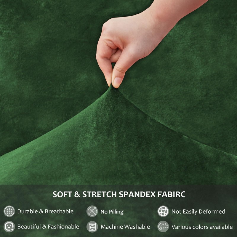 NICEEC Spandex Chair Covers for Dining Chairs Covers Set of
