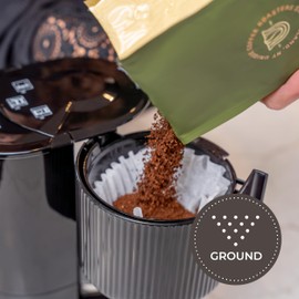 Caramel Pecan Flavored Ground Coffee, 1 LB (16 oz) bag, Medium Roast, 100% Arabica Premium Quality Flavor