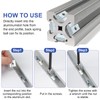 PATIKIL 30pcs T-Nuts M5 8mm T-Slot Nuts Carbon Steel Hammer