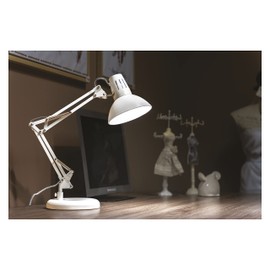 EMOS Euro Cable with Switch 2 m, Power Cable, Connection Cable, Connection Cable for Lights, Lamps, Bulbs with Euro Plug, 2 x 0.75 mm, H03VVH2-F, White