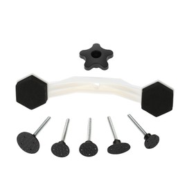 17Pcs Dent Puller Kit with Hot Melt Glue Gun Glue Sticks for Car Body Dent Repair