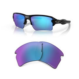 Oakley Authentic Flak 2.0 XL OO9188 00006959 PRIZM Sapphire Iridium REPLACEMENT Lenses + Bundle Microfiber Pouch-FRAMES NOT INCLUDED