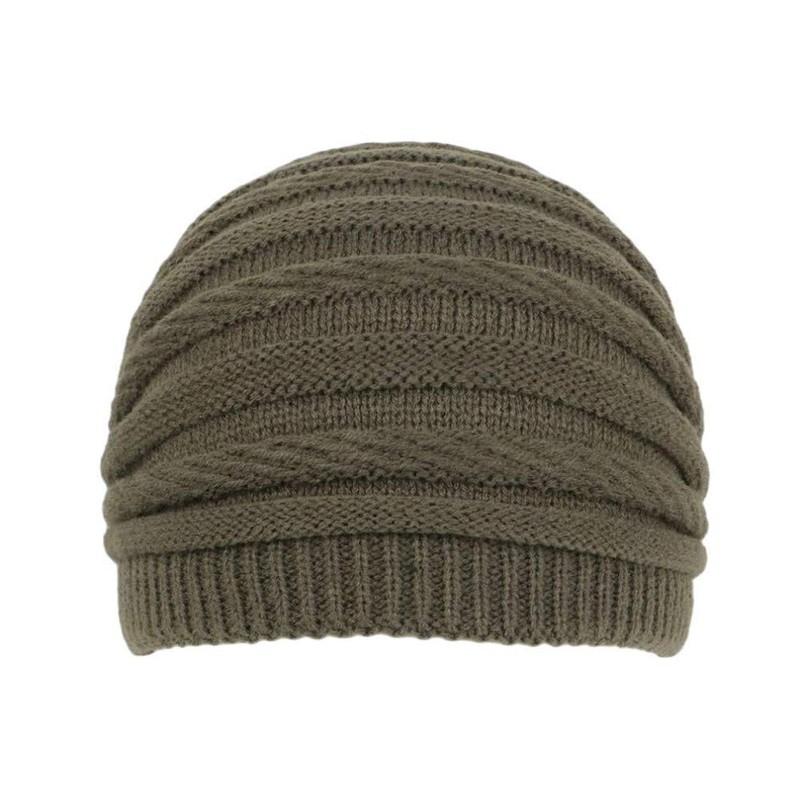 Nyls Création Rasta Green Khaki Long Wool Look Trendy Jack