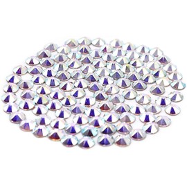 Preciosa Viva Crystal AB Rhinestones - Hotfix Flatback - SS12 (3mm) - Choose Your Quantity (72)