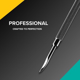 Rui Smiths Professional Double Ended Hypoallergenic Stainless Steel Metal Pusher Cuticle Pusher - Style No. 111
