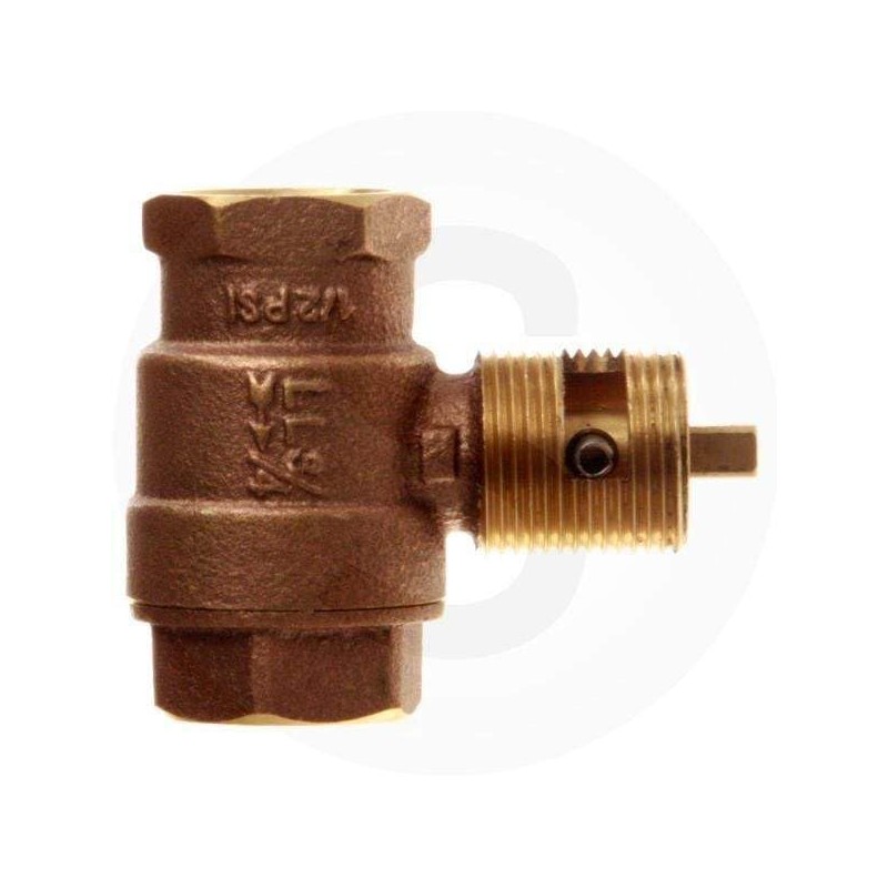 HPC Fire 3/4-Inch Straight Gas Fire Pit Shut Off Valve