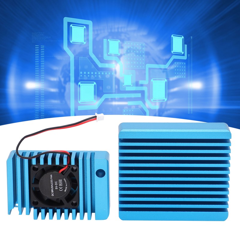 Aluminum Alloy Heat Sink Radiator with Mini Cooling Fan Heat