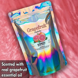 Stsfybaths Pink Grapefruit Shimmer Bath Bomb in A Bag - Handmade Essential Oil Scented Bath Bombs for Women,Kids and Men - Bulk Bathbomb Fizzies Perfect for Boys and Girls All Ages (Large, Pink)